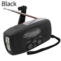 Disaster Prevention Emergency Flashlight Radio Solar Hand Crank Rechargeable Rechargeable Multifunctional LED Reading Light Radi